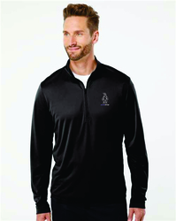 Adidas Black Lightweight 1/4 Zip